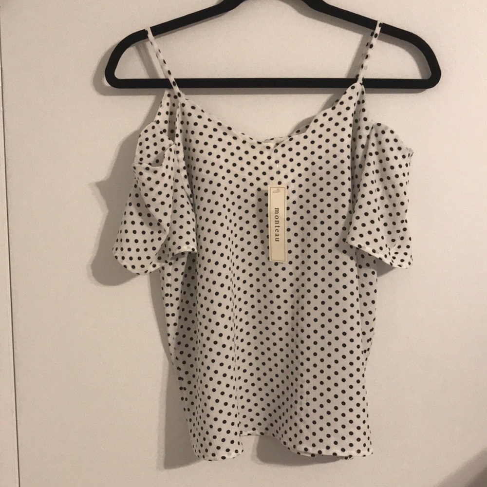 Cold shoulder blouse